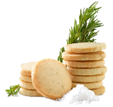 Salted Rosemary Shortbread Cookies