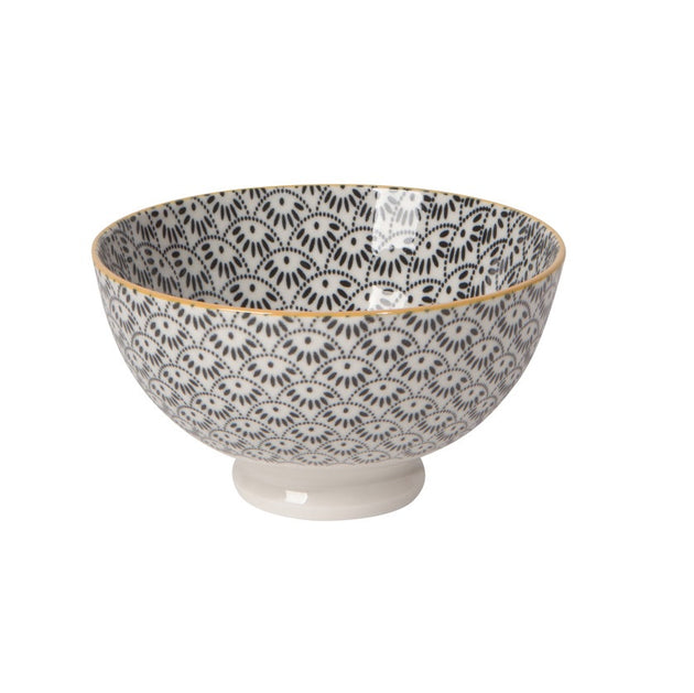 Dotted Scallop Stamped Bowl - 4"